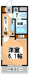 サザンパーク吉祥寺【2階】の間取り