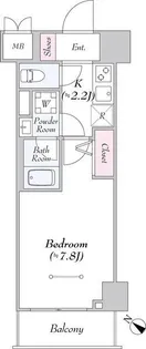 東京都町田市中町2【マンション】の間取り