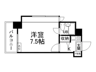 シャレー西京極【2階】の間取り