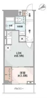 東海文京マンション【5階】の間取り