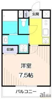 東京都東村山市秋津町1【アパート】の間取り