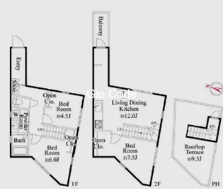 東京都足立区伊興3【一戸建】の間取り