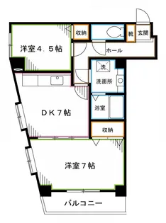 パル・豊島館【2階】の間取り