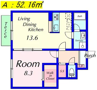 CASA横町【1階】の間取り