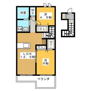 MAISON HIBARI【2階】の間取り