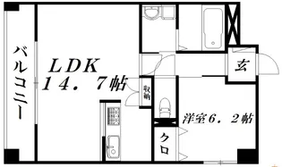 静岡県浜松市中央区中央3【マンション】の間取り
