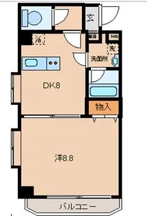 フローラル柏木70【3階】の間取り
