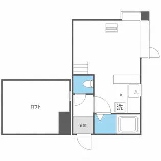 北海道札幌市西区二十四軒四条5【アパート】の間取り