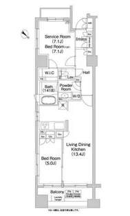 コンフォリア本駒込【2階】の間取り
