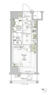 リライア横濱大通り公園【8階】の間取り
