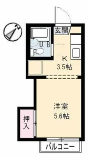 エクセル旗ケ崎【1階】の間取り