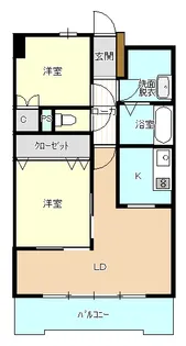 エスト加賀野【3階】の間取り