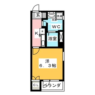 セル金山【3階】の間取り