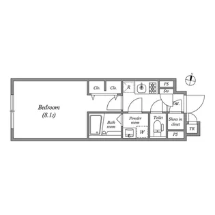 ルネサンスコート池袋【2階】の間取り