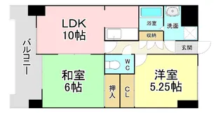 ヴァルト片野駅前【3階】の間取り