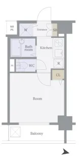 東京都墨田区吾妻橋1【マンション】の間取り
