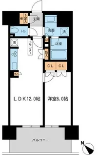 ブレス宮崎台【6階】の間取り