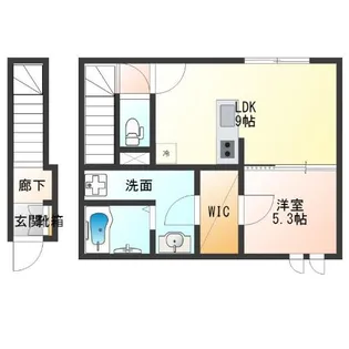IRIE【2階】の間取り