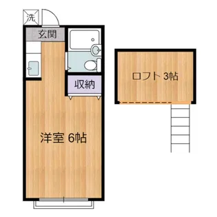 コーポオリンピア【2階】の間取り