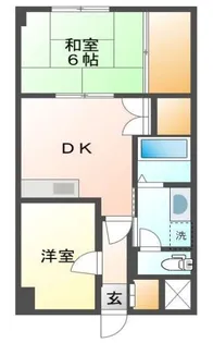 イーグランド蕨【1階】の間取り