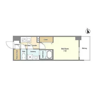 GATEHOUSE OTORII【2階】の間取り