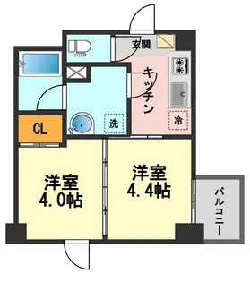 ガーラプレシャス新小岩【3階】の間取り