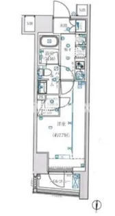 アルテシモコルソ【11階】の間取り