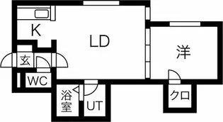 レストヒルズ菊水【2階】の間取り
