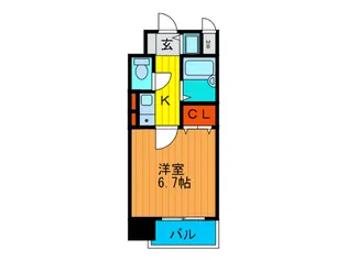 パラシオ塚本III【3階】の間取り