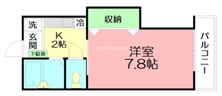 クレール・シェソワ【2階】の間取り