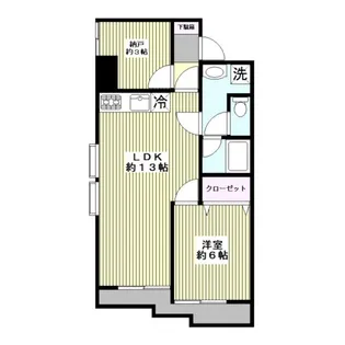 第3飯島ハイツ【2階】の間取り