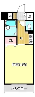 ブライティ助信【3階】の間取り