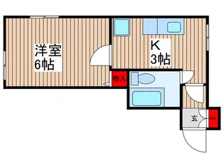 コーポM3【1階】の間取り