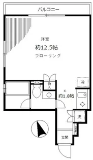 麻布イーストコート【5階】の間取り