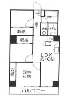 新池田山マンション【8階】の間取り