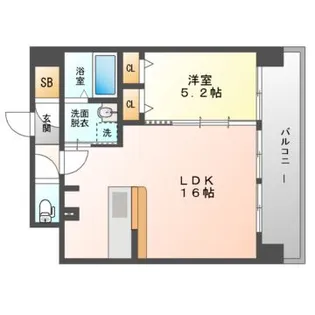 ラ・ドゥセール門真【10階】の間取り