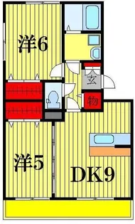 サンセゾン ナツキ【3階】の間取り