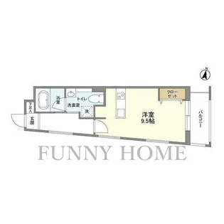 CORVAL三軒茶屋【3階】の間取り