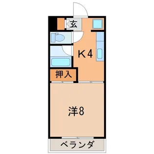 カーサプリマヴェラ【2階】の間取り
