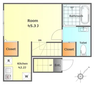 アイコート経堂【2階】の間取り