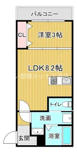 ステリア森ノ宮【2階】の間取り