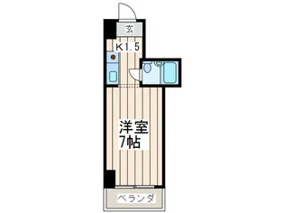 スペ-ス西本町【10階】の間取り