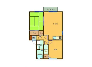 セジュール都【2階】の間取り