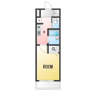 川之上ビル参番館【3階】の間取り