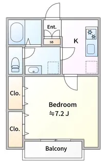 ノルデンフルス【2階】の間取り