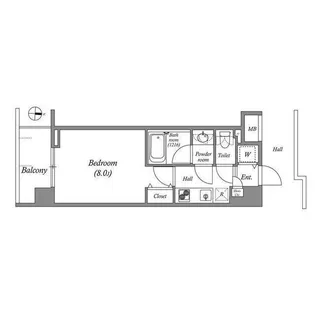 エミリブ下落合【2階】の間取り