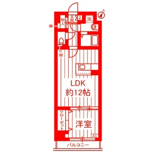 YAYOI COURT【10階】の間取り