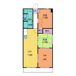 サン・スペリオ【1階】の間取り