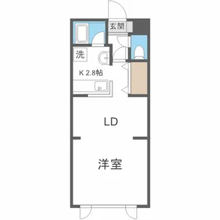 スカイパレス【1階】の間取り
