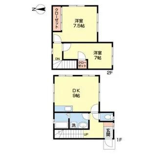 ドミール山王【1階】の間取り